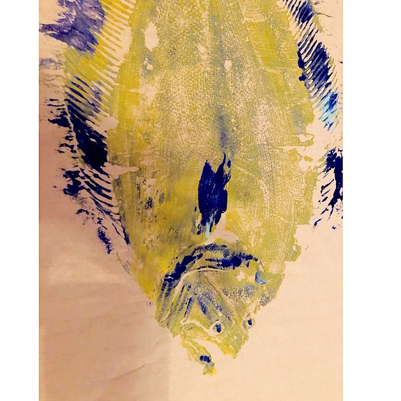 Flounder Fish Print - Picture 4 of 4